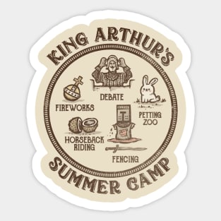 King Arthur's Summer Camp Sticker
